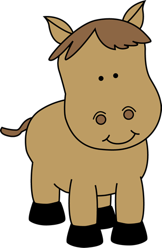 Pony Clip Art On Farm - Free Clipart Images