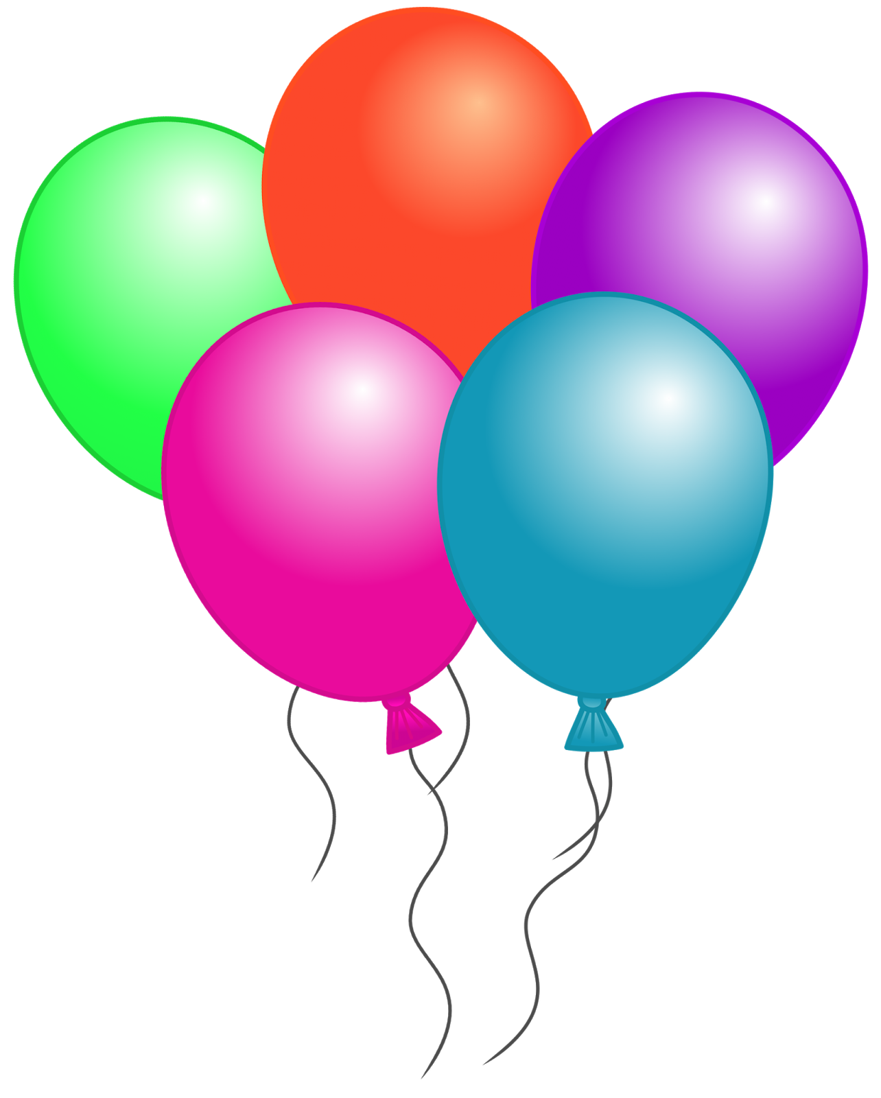 Birthday balloons free happy birthday balloon clip art free vector ...