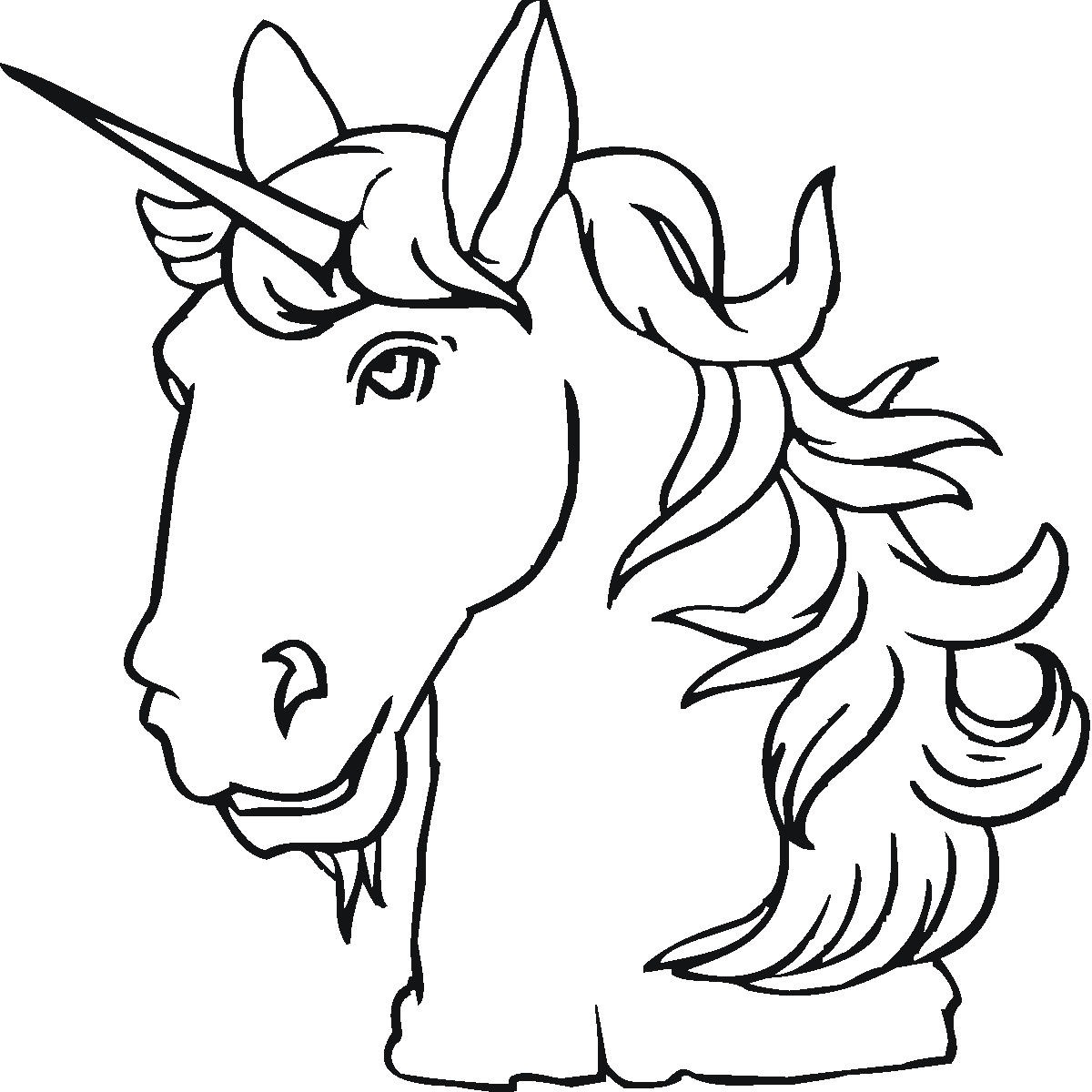 realistic winged unicorn coloring pages