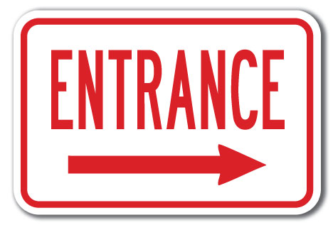Entrance Sign Clipart