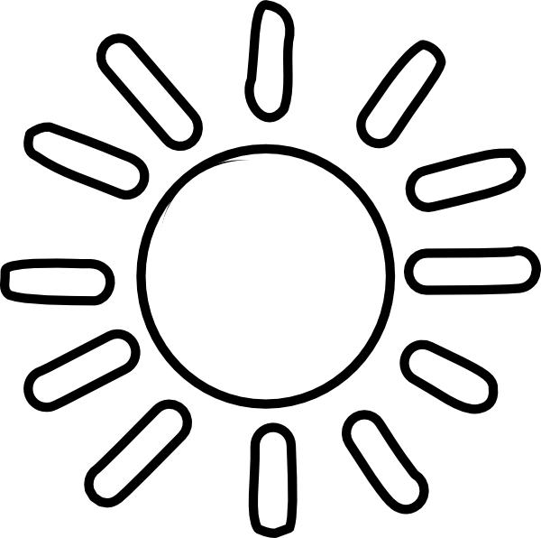 Sun Line Art | Free Download Clip Art | Free Clip Art | on Clipart ...