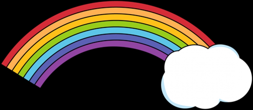 free clip art of rainbow - photo #5