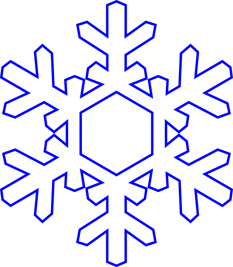 Snowflakes clipart vector