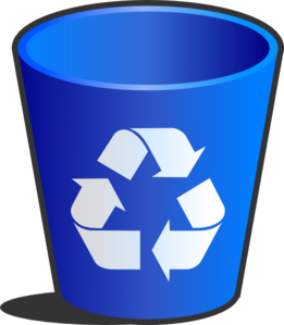 Recycling bin clipart