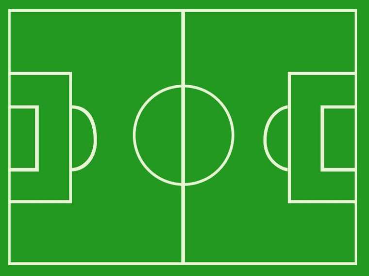 Football Pitch Template Clipart - Free to use Clip Art Resource