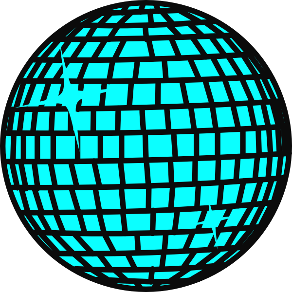 Animated disco ball clipart