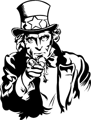 We want you uncle sam clipart