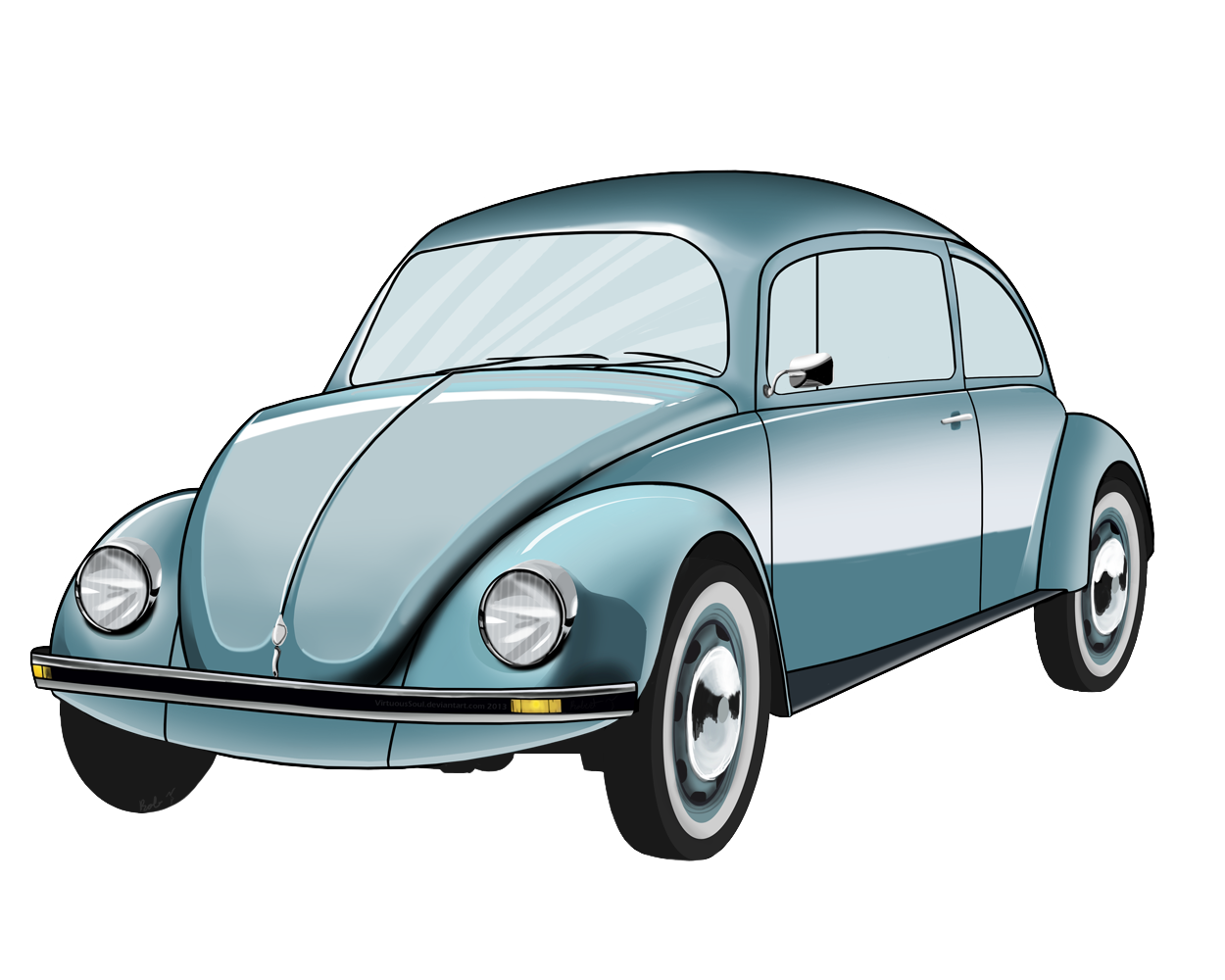 Free Beetle Car Clip Art