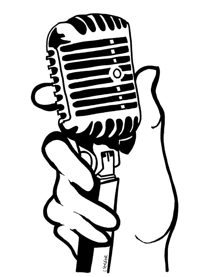 Microphone Art | Free Download Clip Art | Free Clip Art | on ...