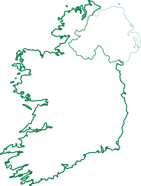 Ireland Map Outline - ClipArt Best