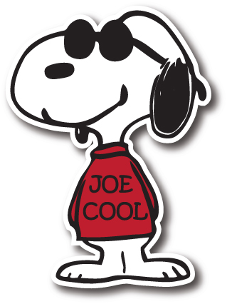 Snoopy Joe Cool Vinyl Die-Cut Decal / Sticker ** 4 Sizes **