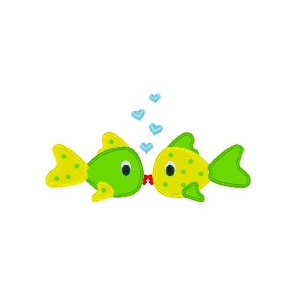 free kissing fish clipart - photo #49
