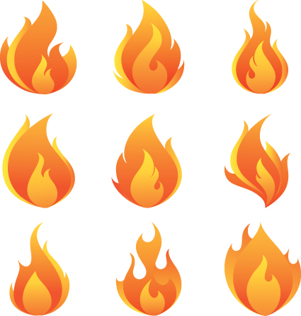 Different Flames icons design vector 05 - Other Icons free download