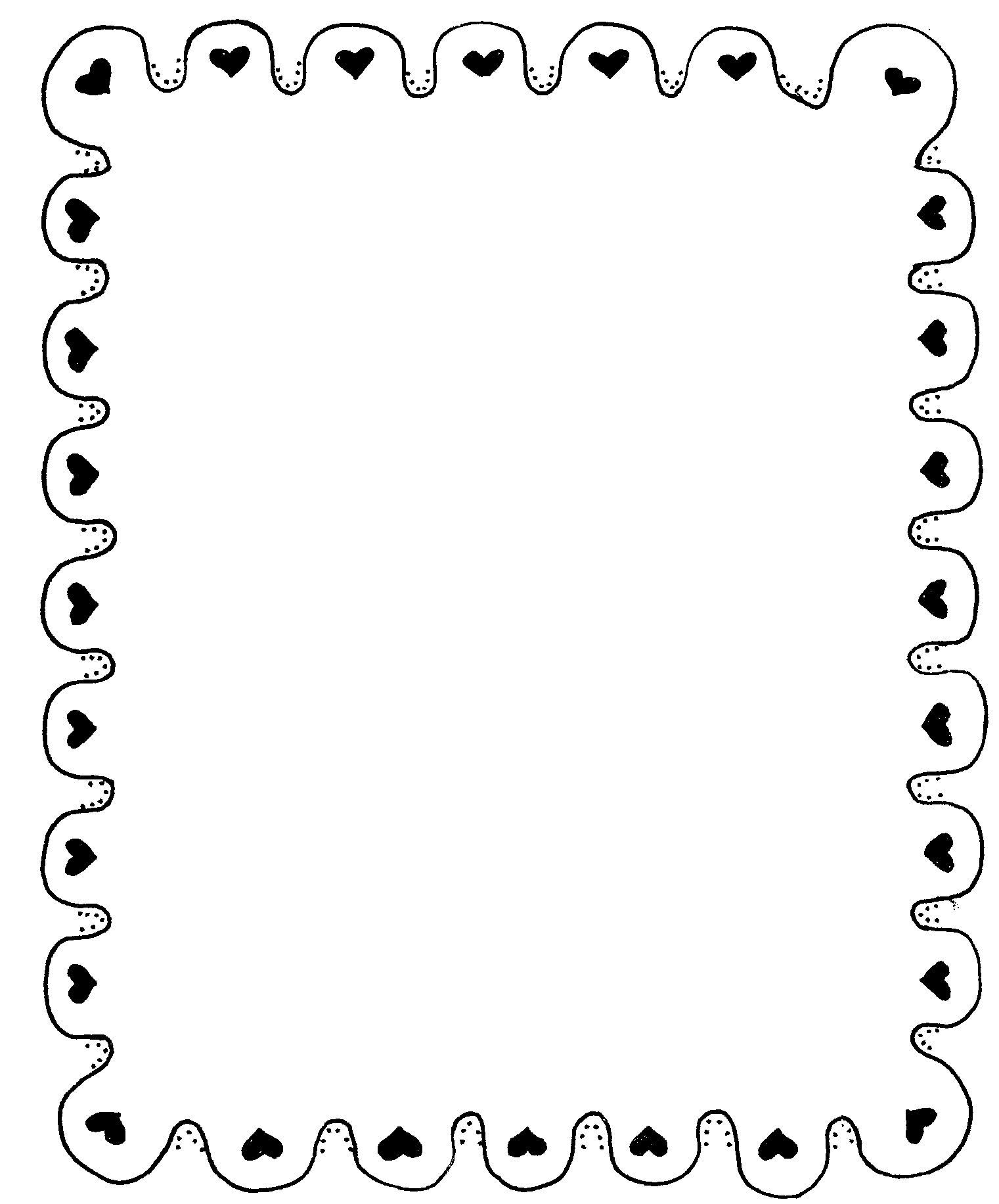 Heart Borders Clip Art