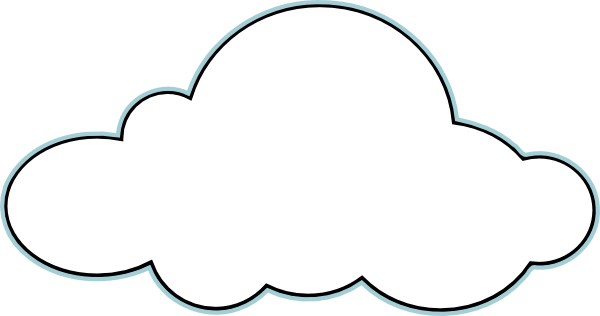 Imgs For > Cloud Outline Vector