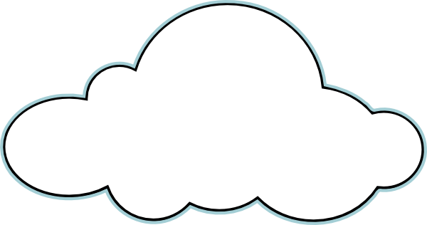Cloud Vector Outline - ClipArt Best