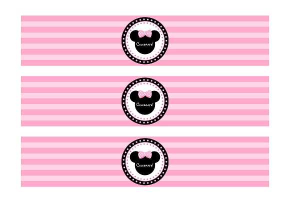 FREE PINK Minnie Mouse Birthday Party Printables from Printabelle ...