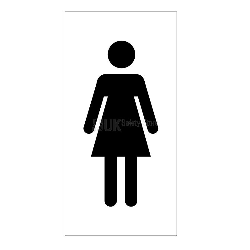 Female Symbol Toilet Door Sign