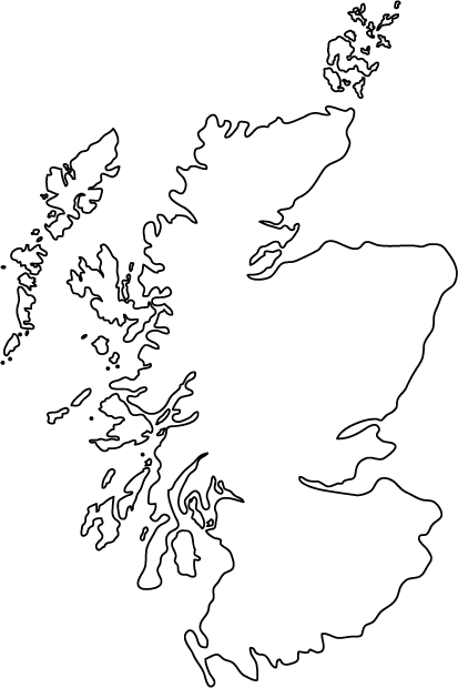 clipart map of scotland - photo #7