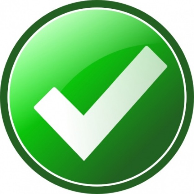 green check mark clip art - photo #46