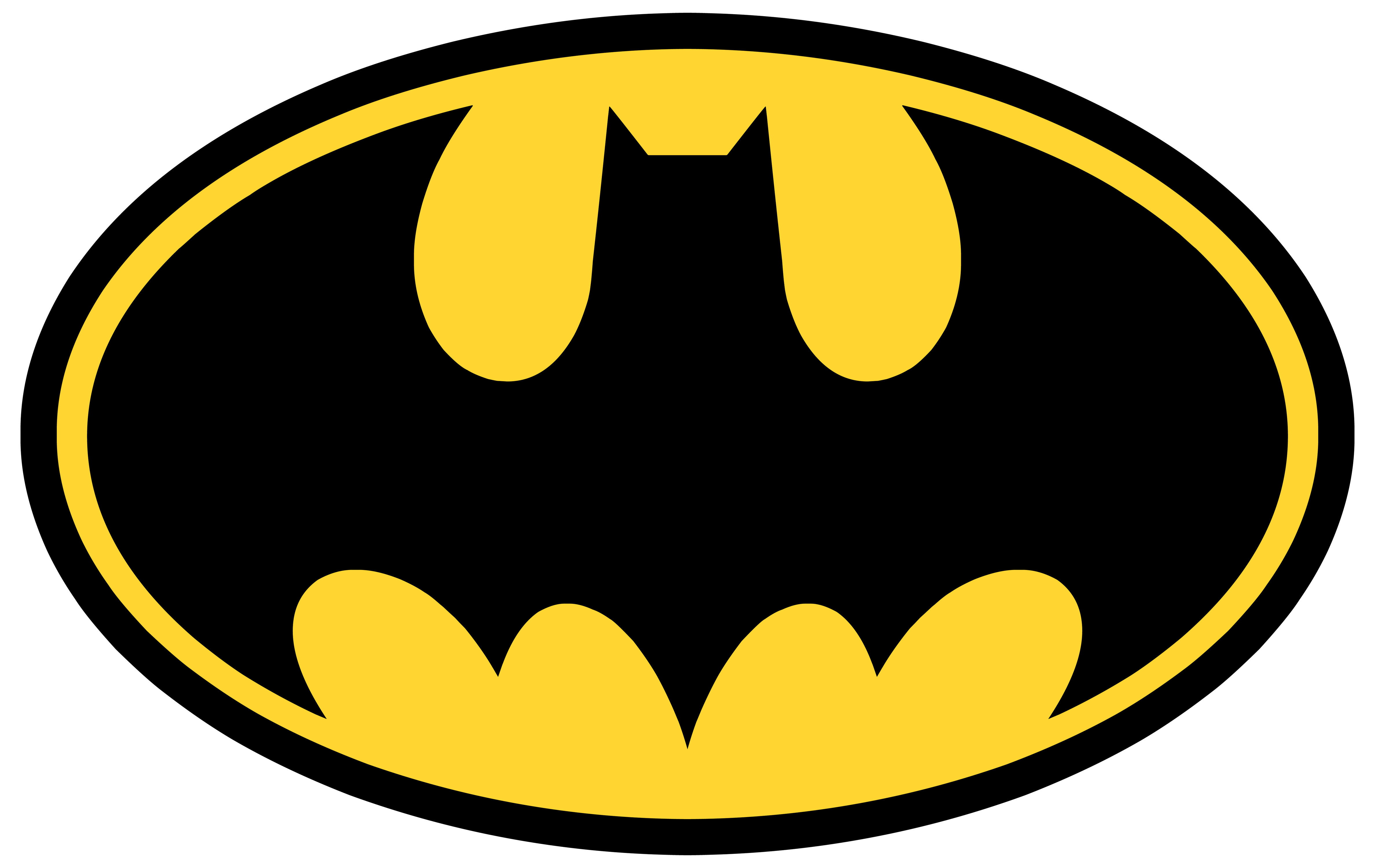 Logos For > Batman Logo Black And Yellow