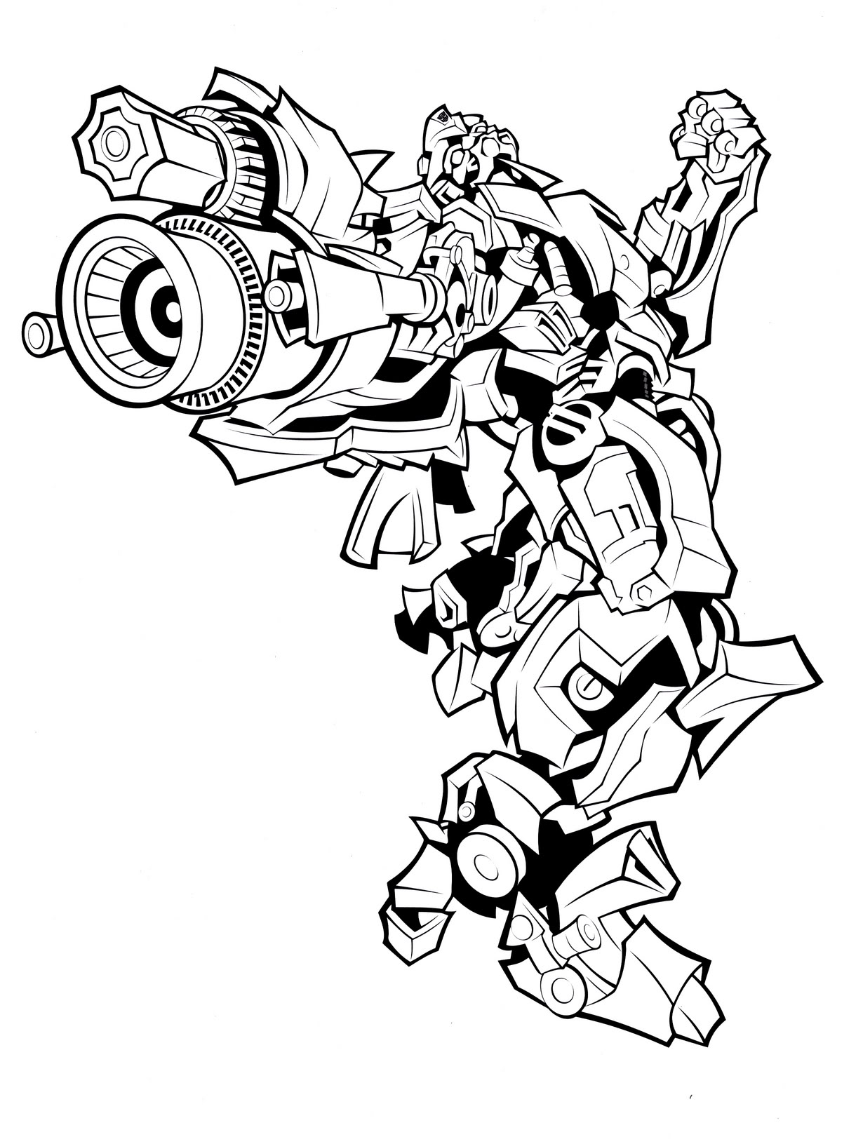 Transformers Coloring Pages Bumblebee | Azvoad