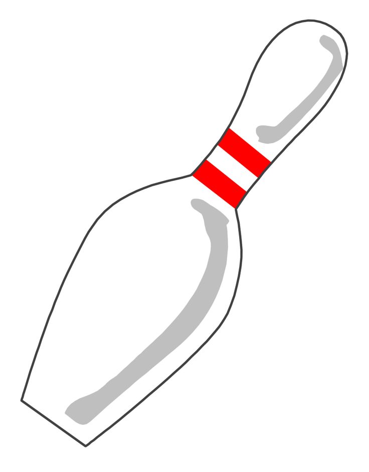 Printable Bowling Pin Template - ClipArt Best