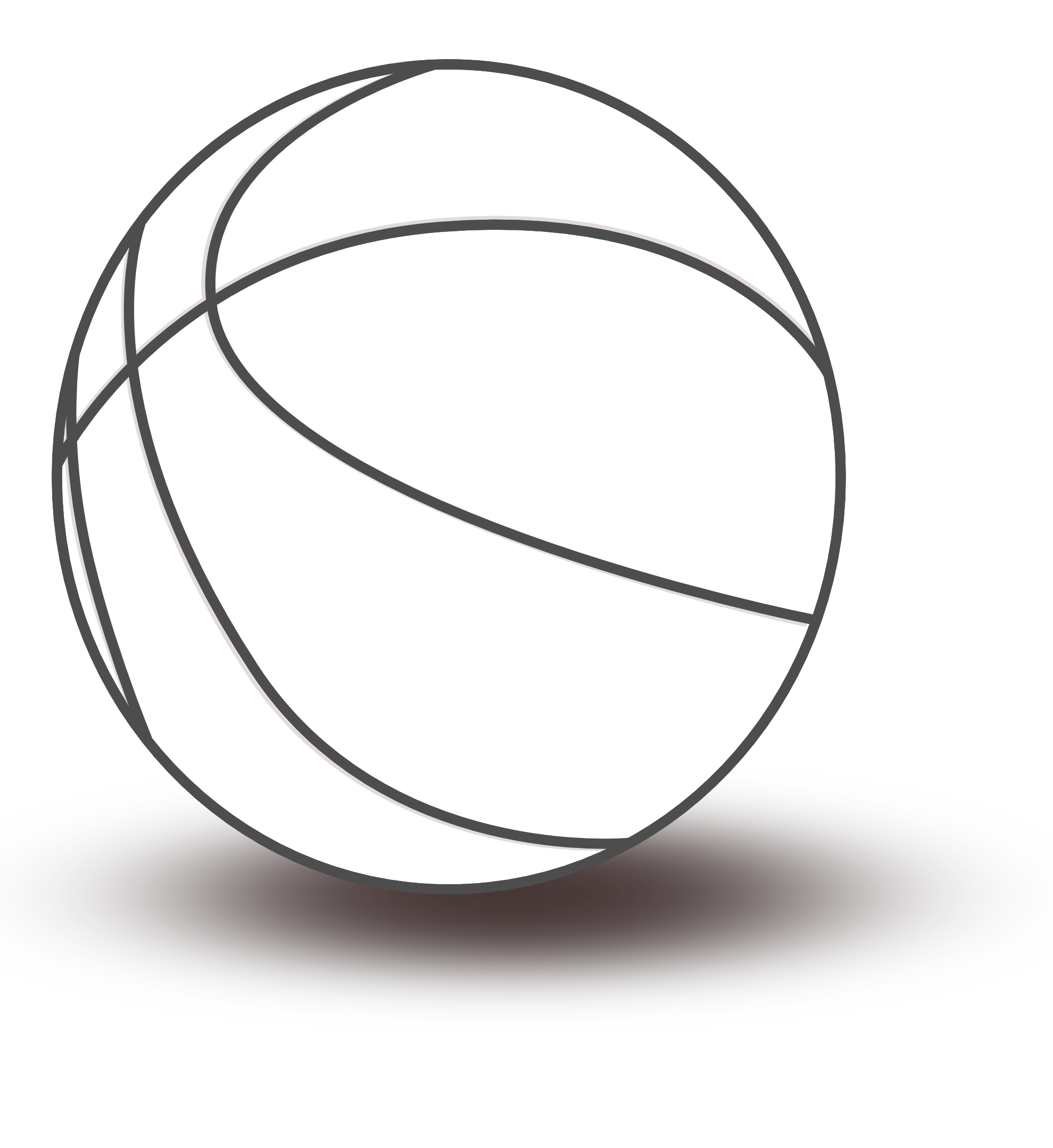 basketball black white line hunky dory SVG colouringbook.