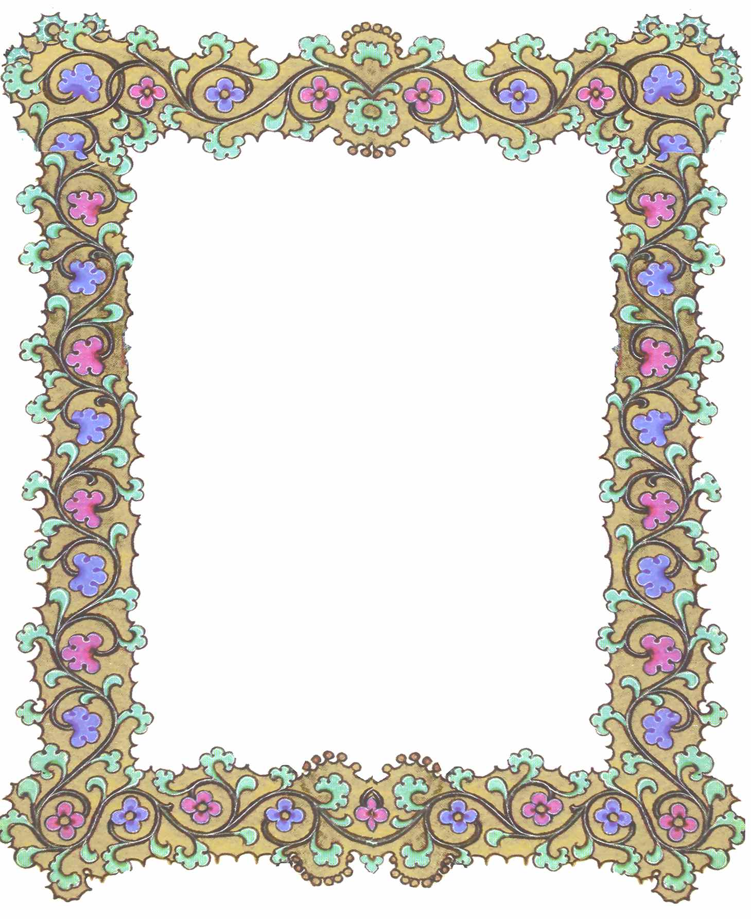 Colour Border Designs Clipart Best