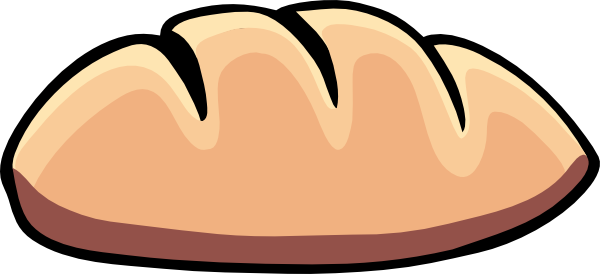 Slice Of Bread Clipart Black And White - Free ...