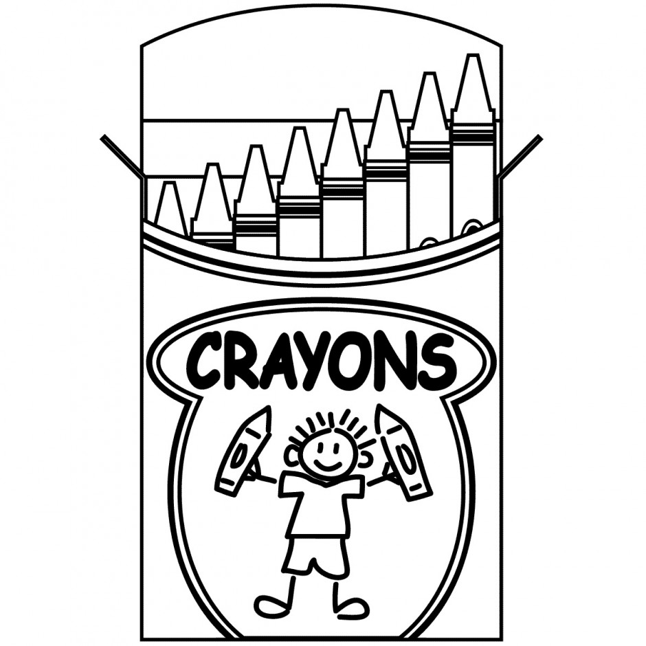 Crayon Border Clip Art | Jos Gandos Coloring Pages For Kids