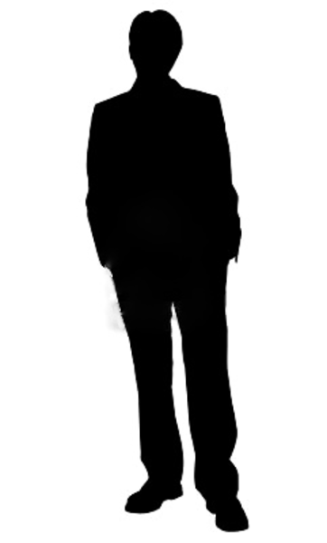 Man silhouette clipart
