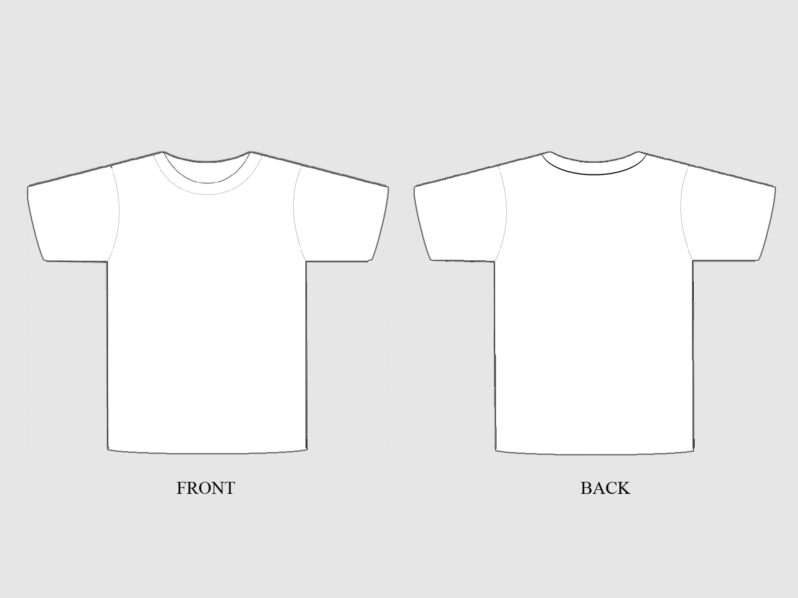 Images For > T Shirt Vector Template