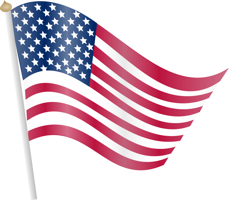 American flag transparent clipart - ClipartFox