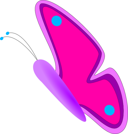 Animated Butterflies Flying Clipart - Free to use Clip Art Resource