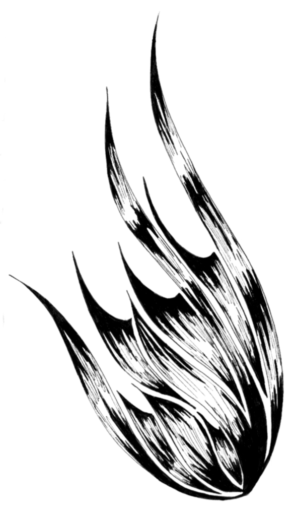 Flames Tattoo Outline - ClipArt Best