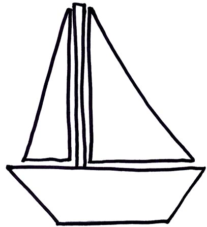 Boat Outline Clipart