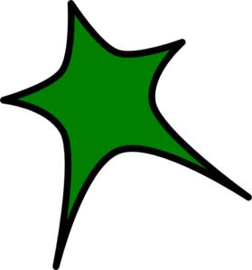 Green Star Clip Art Vector Clip Art Online Royalty Free Public ...