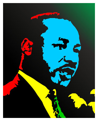 Pop Art Portrait - Martin Luther King