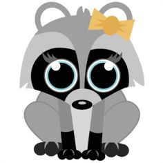 Cute Raccoon Clipart - Free Clipart Images