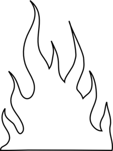 Best Photos of Flame Outline Drawings - Flame Clip Art Black and ...