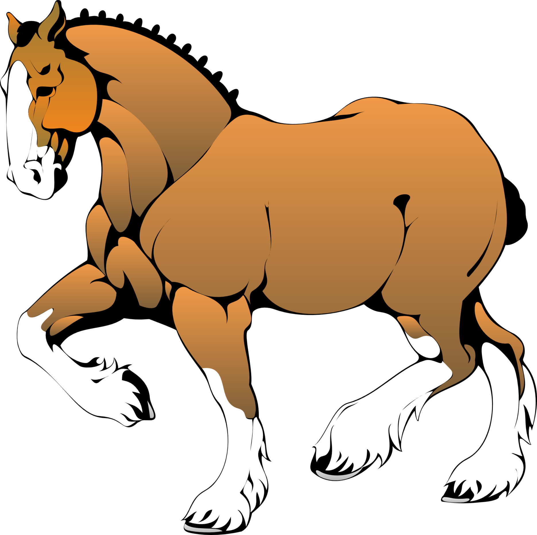 horse clip art illustrations - photo #2