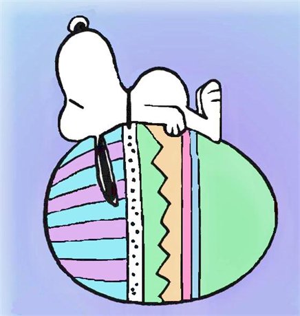 Snoopy Easter Clipart