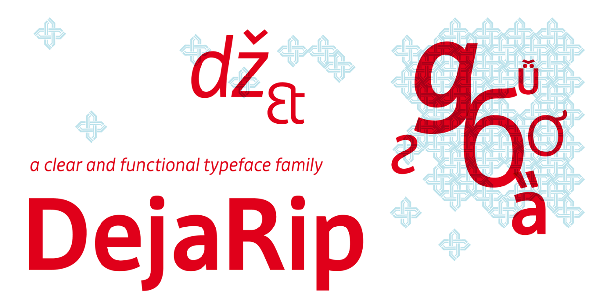 Deja Rip font family by Anatoletype