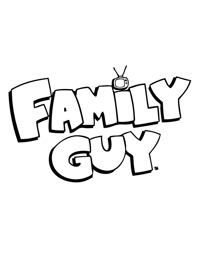 Family Guy Logo Coloring picture | Drawn Heroes