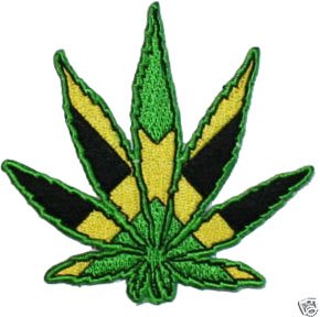 Amazon.com: Pot Marijuana Leaf Reggae Logo Embroidered iron on ...