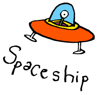 Life in a blonde bubble: Spaceships and Spacemen