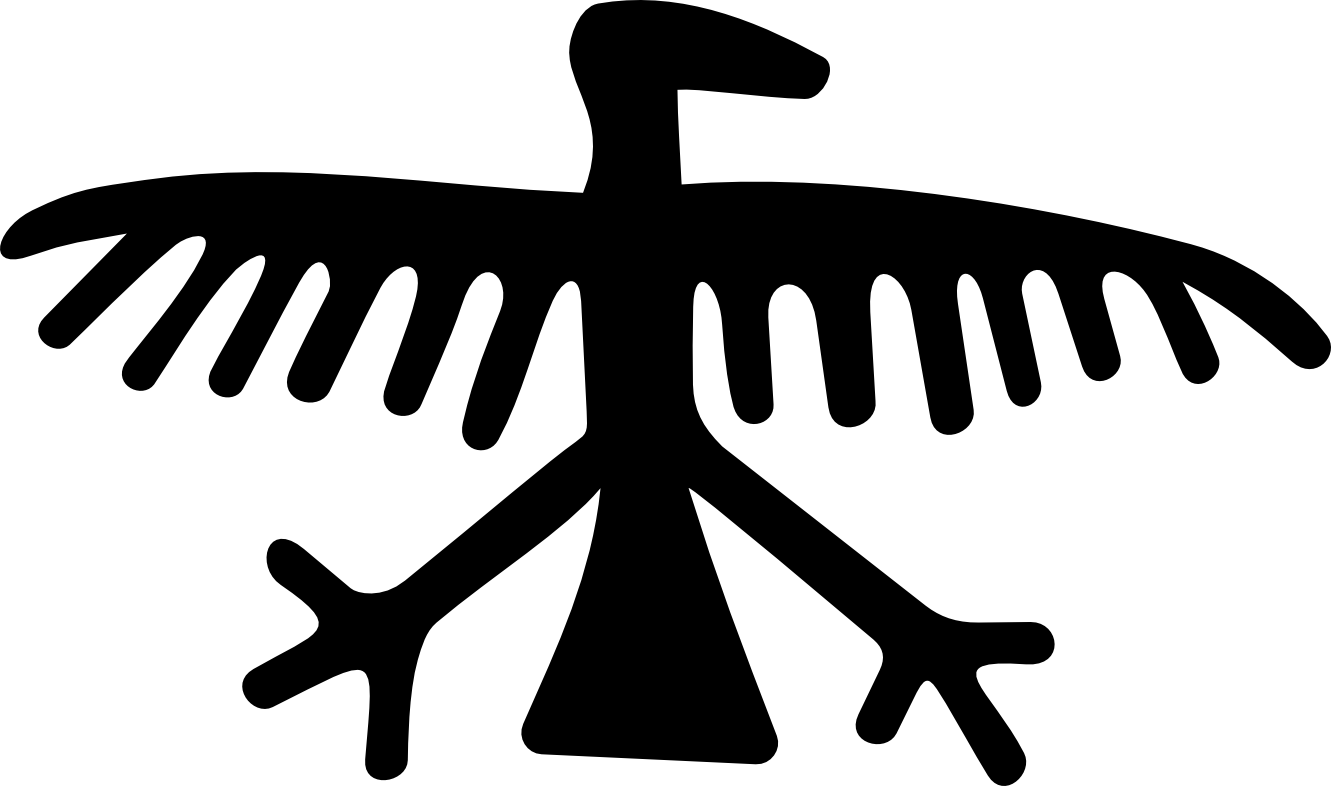 petrogliph eagle SVG