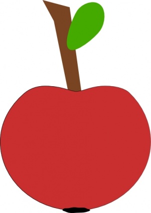 Download Red Apple clip art Vector Free