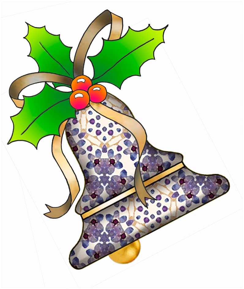 ArtbyJean - Paper Crafts: Christmas Bells Clip Art from set A02 ...